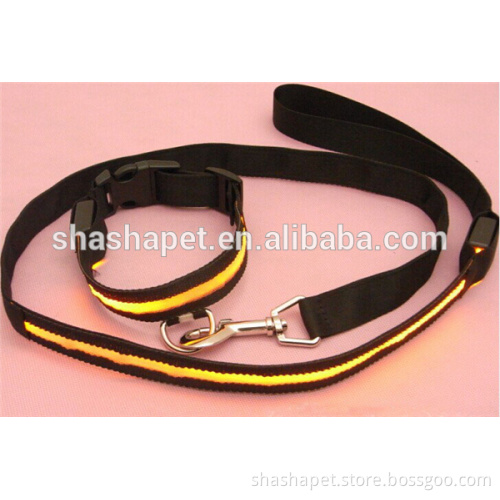 Pet accessories productsl LED Dog Collar and led dog Leash Value Combo